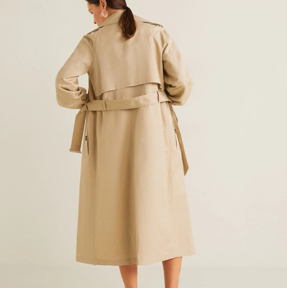 Mango Linen Trench🛍 - Picture 2 of 7